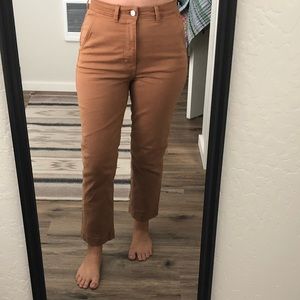 Everlane slim leg crop pant
